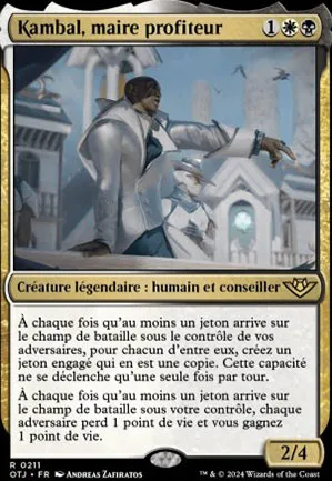 Kambal, maire profiteur