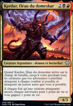 Kardur, fléau du domeskar