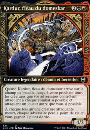 Kardur, fléau du domeskar