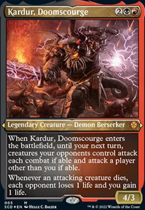 Kardur, fléau du domeskar