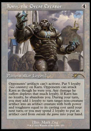Karn, le grand créateur