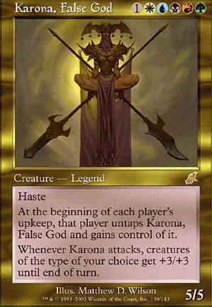 Karona, fausse divinité