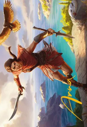 Kassandra, porteuse d'aigle - Illustration
