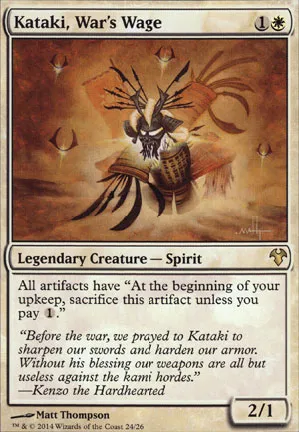Kataki, tribut de la guerre