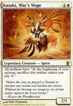 Kataki, tribut de la guerre