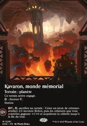 Kavaron, monde mémorial