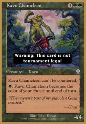 Kavru caméléon