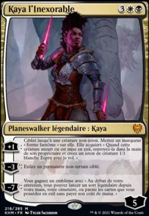Kaya l’Inexorable