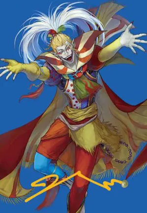 Kefka, grand mage impérial - Illustration