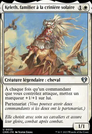 Keleth, familier à la crinière solaire