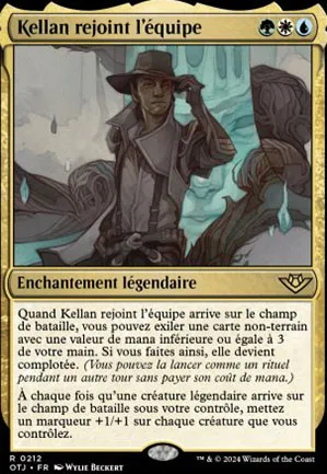 Kellan rejoint l'équipe