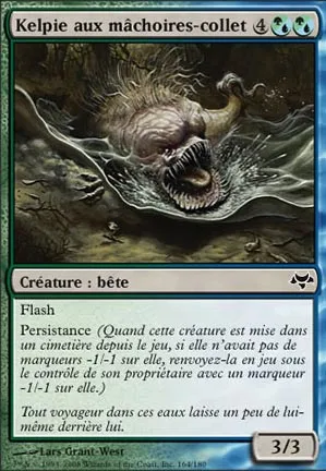 Kelpie aux mâchoires-collet
