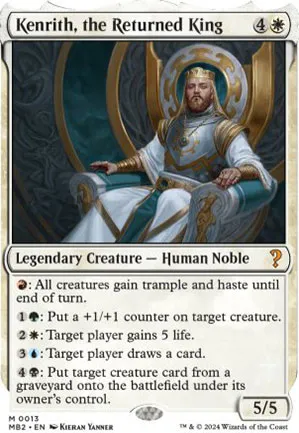 Kenrith, le roi réapparu