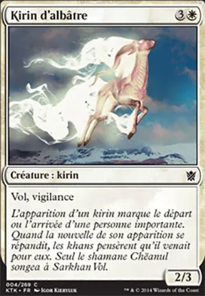 Kirin d'albâtre