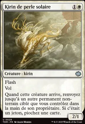 Kirin de perle solaire