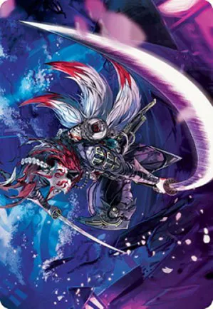 Kitsune blizzard de lames - Illustration