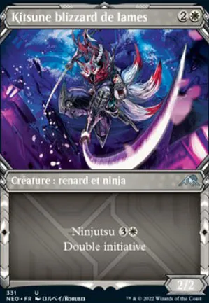 Kitsune blizzard de lames