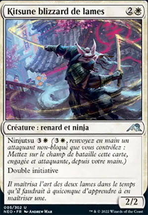 Kitsune blizzard de lames