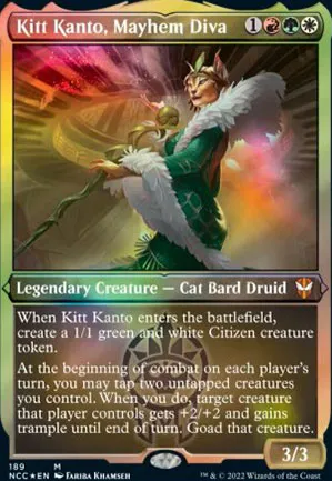 Kitt Kanto, diva du chaos