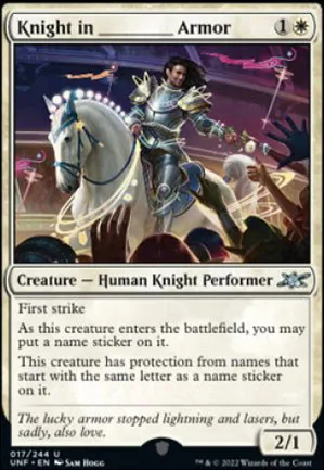Knight in ________ Armor