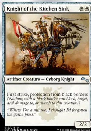 Knight of the Kitchen Sink