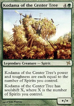 Kodama de l'Arbre central