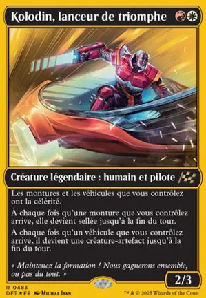 Kolodin, lanceur de triomphe