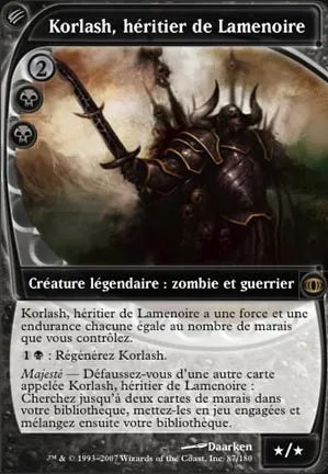Korlash, héritier de Lamenoire