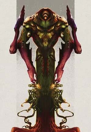 Kozilek, la Réalité Brisée - Illustration