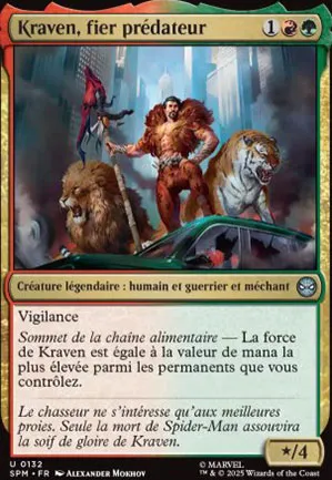 Kraven, fier prédateur