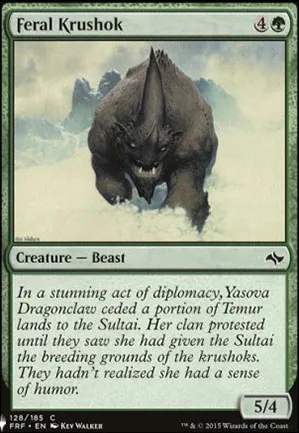 Krushok sauvage