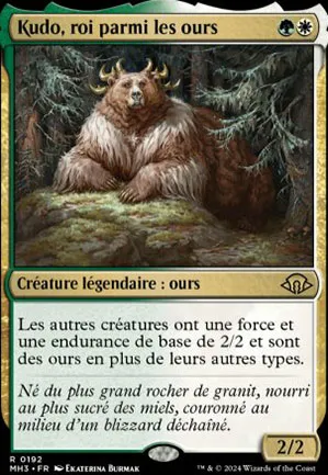 Kudo, roi parmi les ours