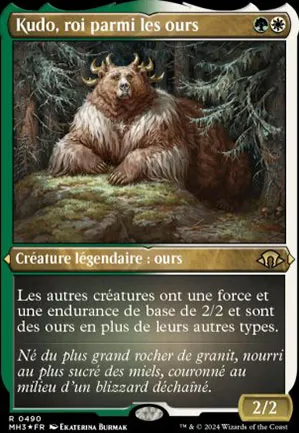 Kudo, roi parmi les ours