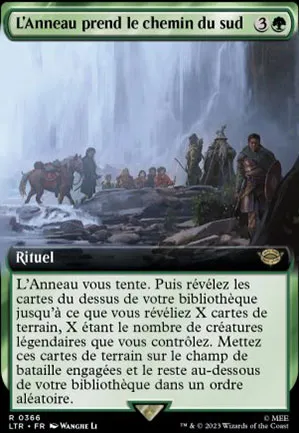 L'Anneau prend le chemin du sud