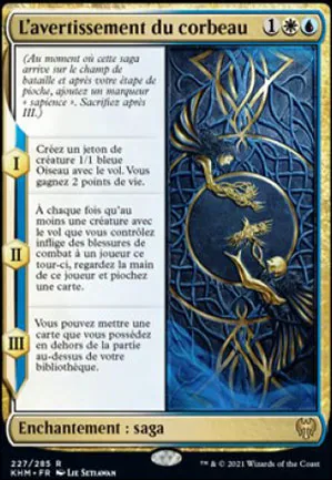 L'avertissement du corbeau