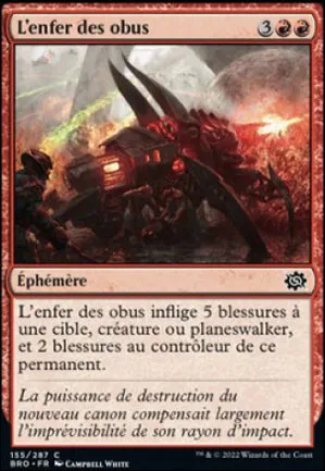 L'enfer des obus