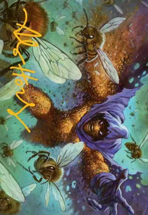 L'Essaim, être constitué d'abeilles - Illustration