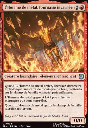 L'Homme de métal, fournaise incarnée