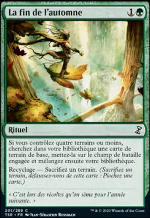 La fin de l'automne