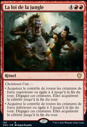 La loi de la jungle