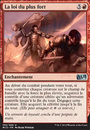 La loi du plus fort