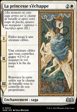 La princesse s’échappe