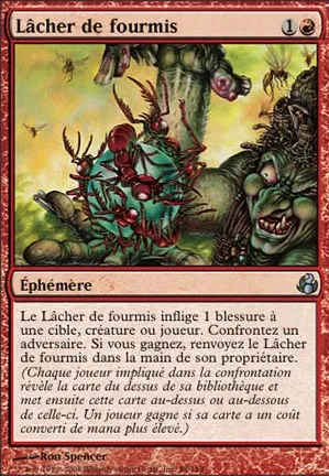 Lâcher de fourmis