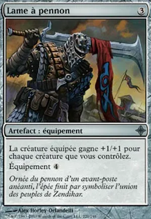 Lame à pennon