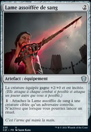 Lame assoiffée de sang
