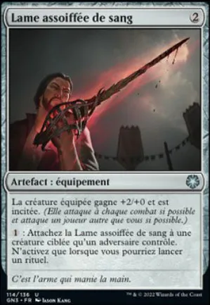 Lame assoiffée de sang