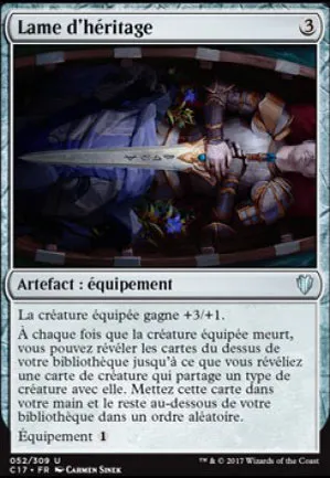 Lame d'héritage
