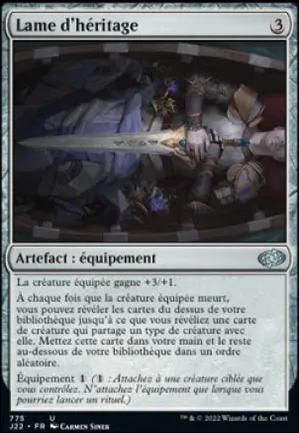 Lame d'héritage