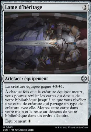 Lame d'héritage