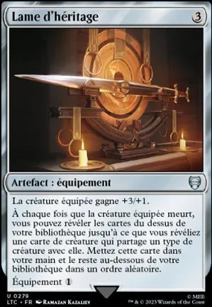 Lame d'héritage